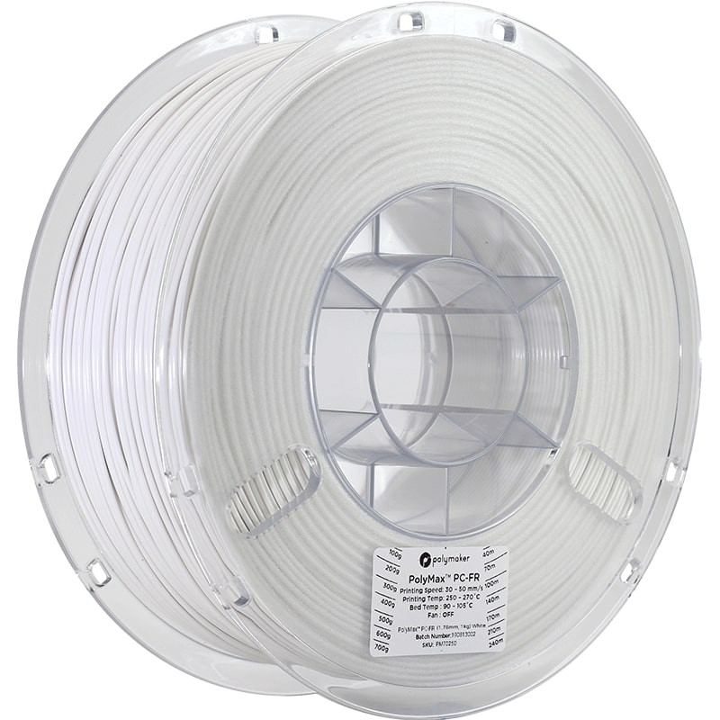 PolyMax PC-FR Blanc 1.75mm - 1 kg