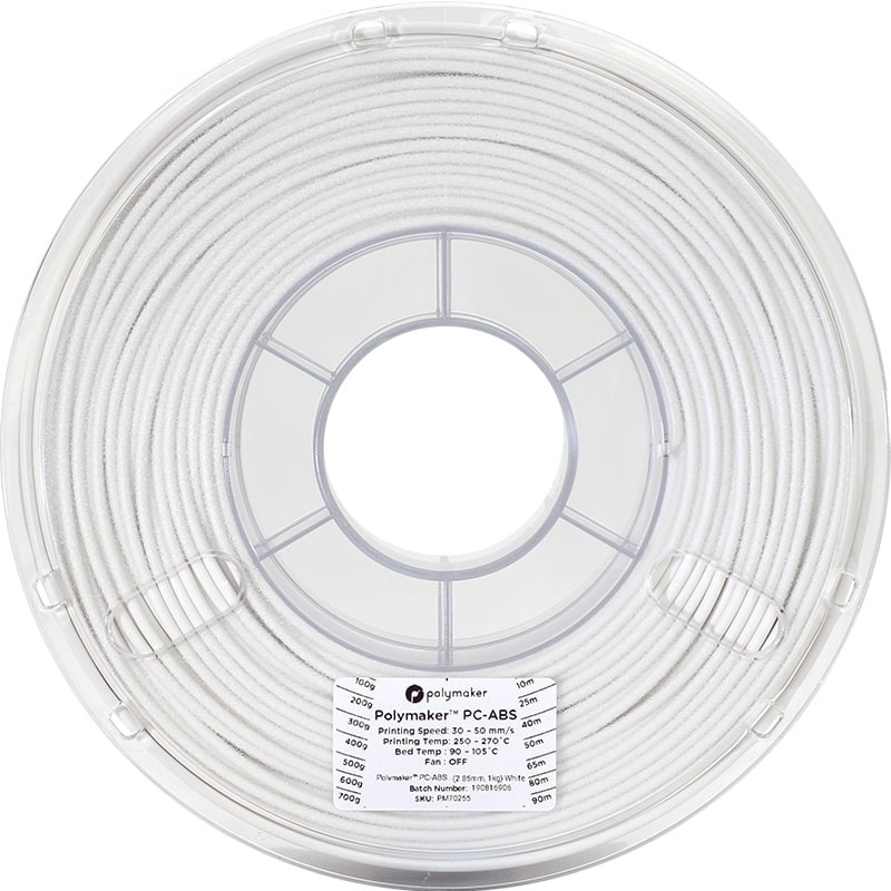 PC-ABS Blanc - 2.85mm - 1 kg (2)