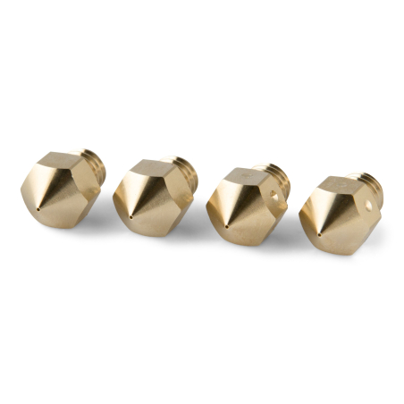 Set di 4 ugelli MK8 da 0,4 mm in ottone