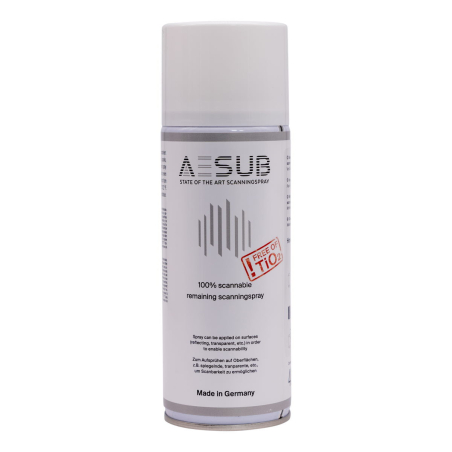 AESUB White - Spray permanent pour scanner 3D