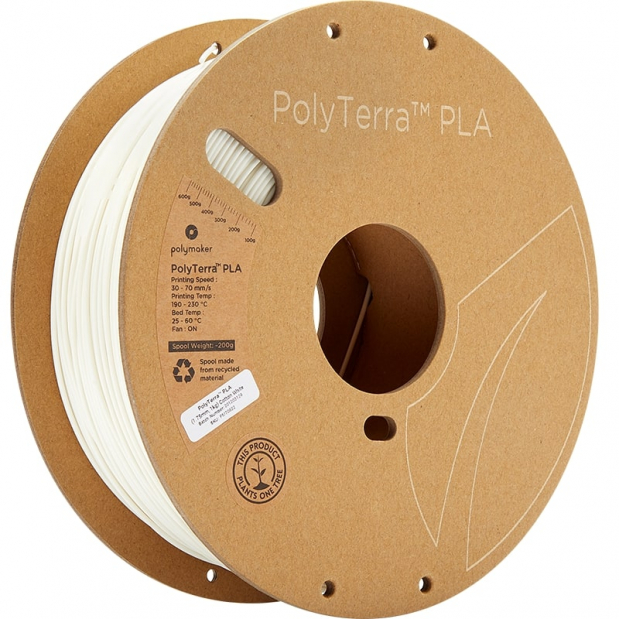 PolyTerra PLA Cotone bianco - 1.75mm - 1 kg