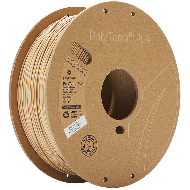 PolyTerra PLA Cacahuète (Peanut) - 1.75mm - 1 kg