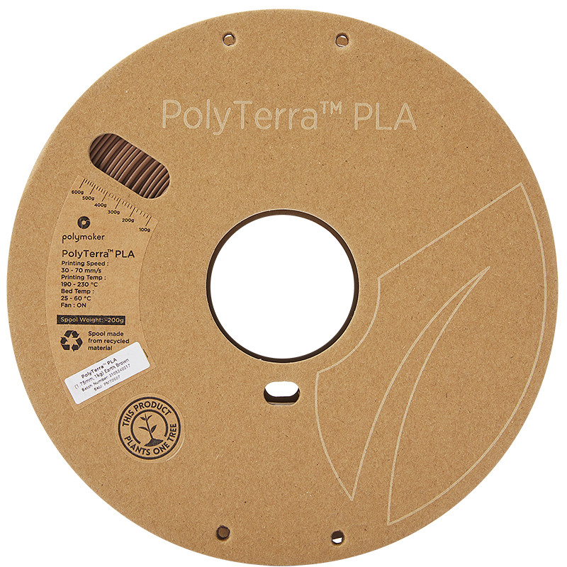 PolyTerra PLA Brun Terre (Earth Brown) - 1.75mm - 1 kg