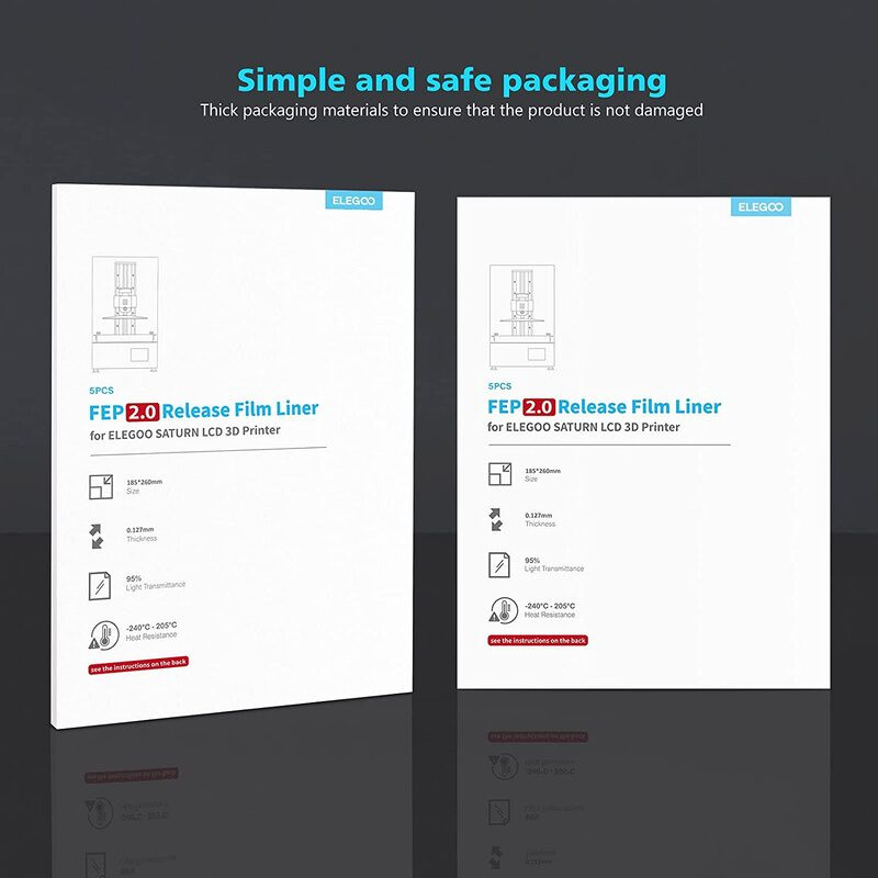 Film de séparation antiadhésif elegoo saturn