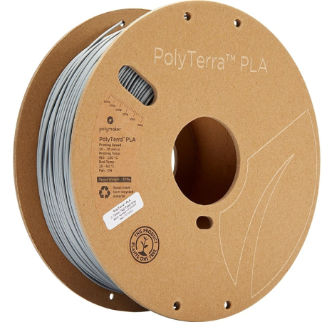 PolyTerra PLA Grigio fossile - 1.75mm - 1 kg