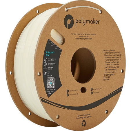 PolyLite PLA Naturale - 1.75mm - 1 kg