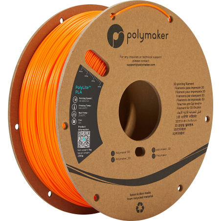 PolyLite PLA Arancione - 1.75mm - 1 kg