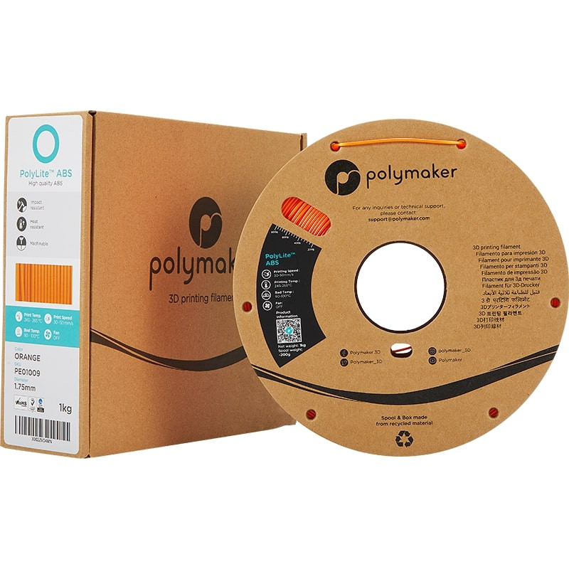 ABS Orange PolyLite - 2.85mm - 1 kg