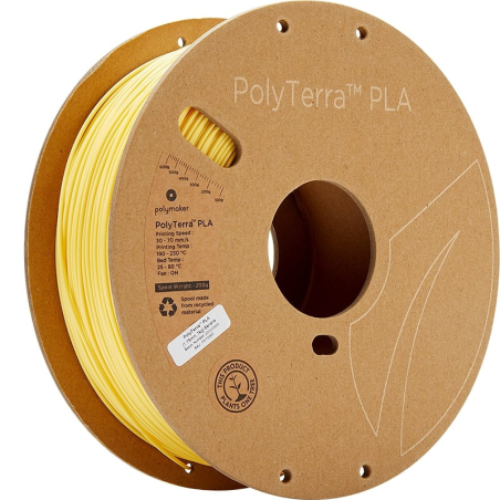 PolyTerra PLA Banana - 1.75mm - 1 kg