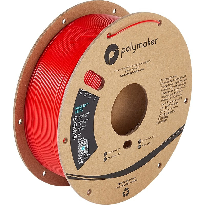 PETG Rouge PolyLite - 2.85mm - 1 kg