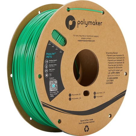 PolyLite PETG Verde - 2.85mm - 1 kg