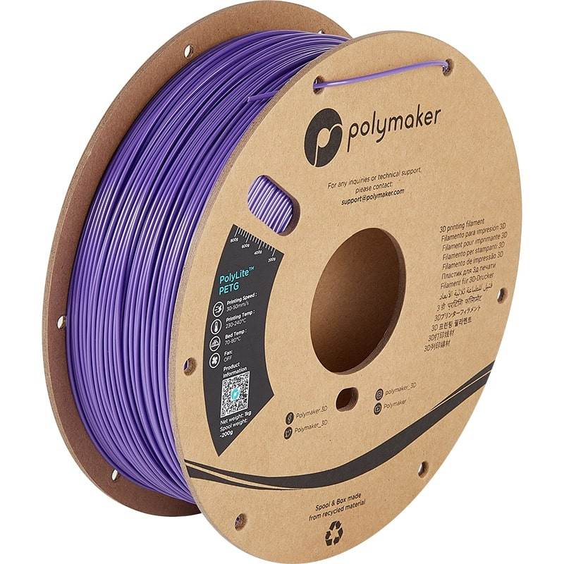 PolyLite PETG Violet  Polymaker - 1.75mm - 1 kg