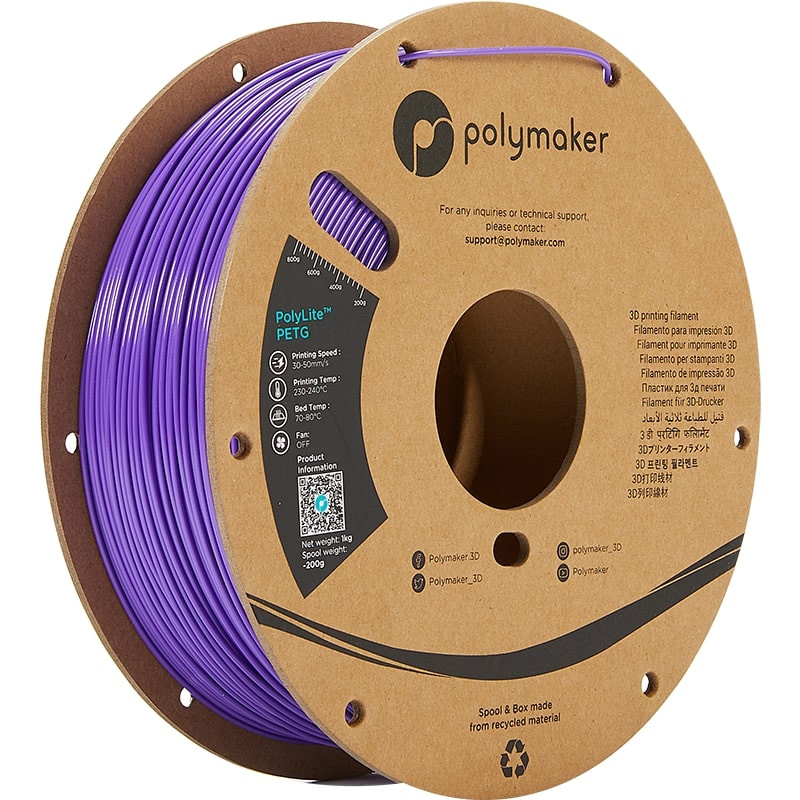 PolyLite PETG Violet  - 2.85mm - 1 kg