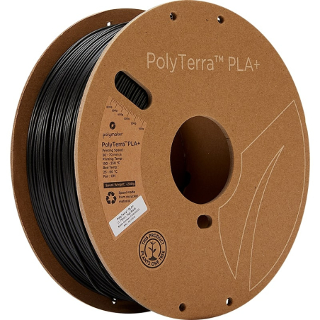 PolyTerra PLA+ Nero - 1.75mm - 1 kg