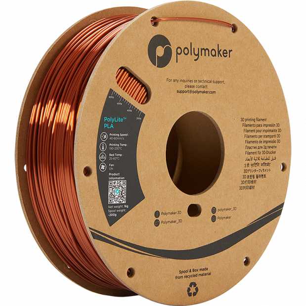 Polylite Seta PLA Bronzo - 1.75mm - 1 kg