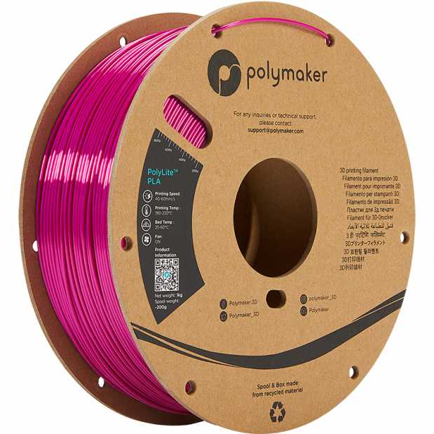 Polylite Seta PLA Magenta - 1.75mm - 1 kg