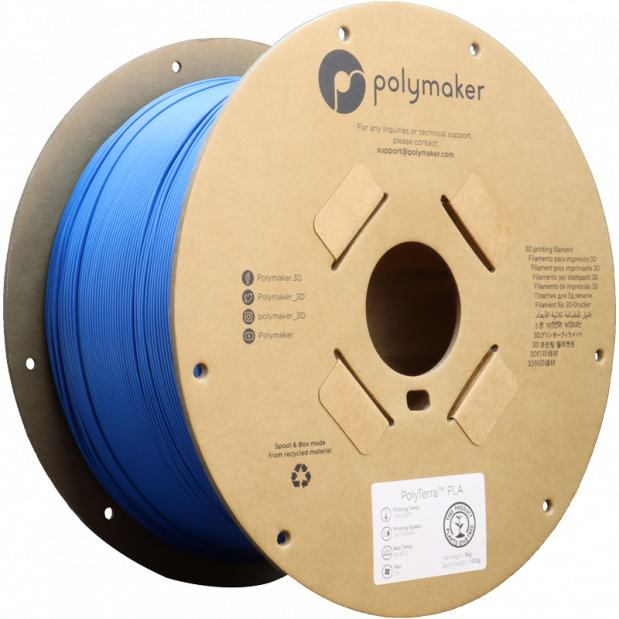 PolyTerra PLA Blu Zaffiro - 1.75mm - 3 kg