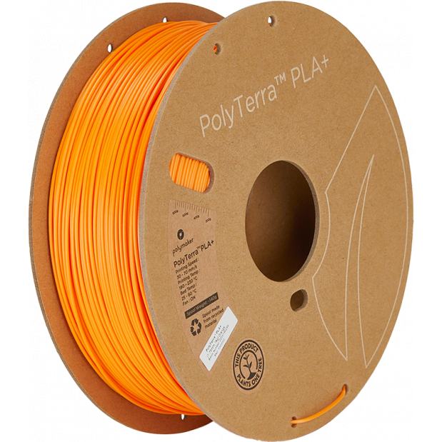 PolyTerra PLA+ Arancione - 1.75mm - 1 kg