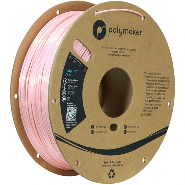 Polylite Seta PLA Rosa - 1.75mm - 1 kg