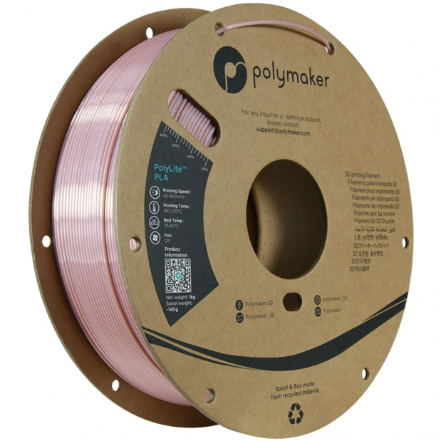 Polylite Seta PLA Oro rosa - 1.75mm - 1 kg