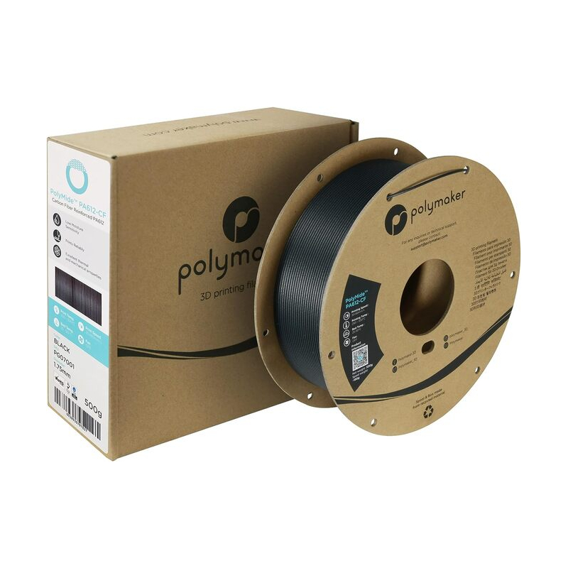 Polymide PA612-CF Noir - 1.75mm - 500 g