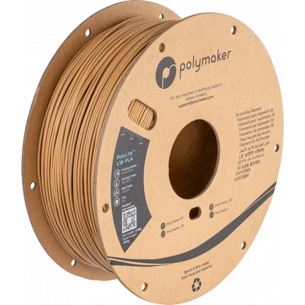 PolyLite LW-PLA Legno - 1.75mm - 800 g