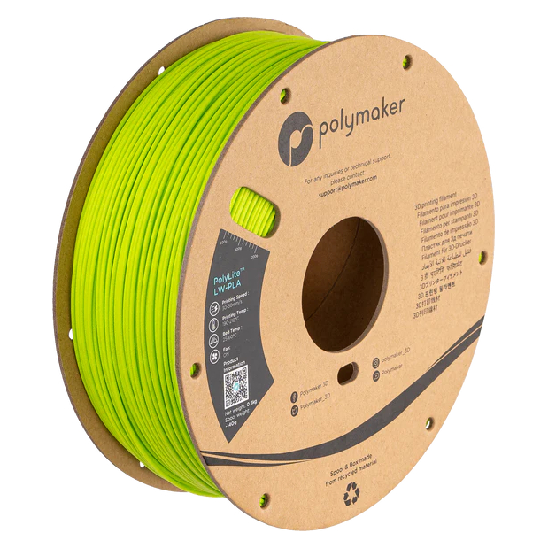 PolyLite LW-PLA Verde brillante - 1.75mm - 800 g