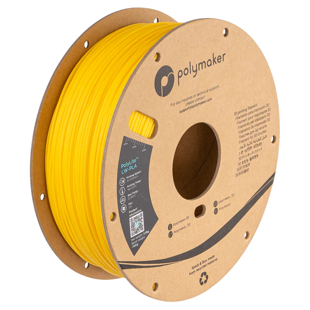 PolyLite LW-PLA Giallo brillante - 1.75mm - 800 g