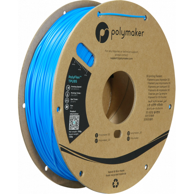 PolyFlex TPU-95A Blu - 1.75mm - 750 g