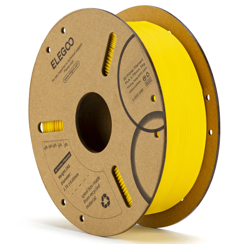 Elegoo PLA Jaune - 1.75mm - 1 kg