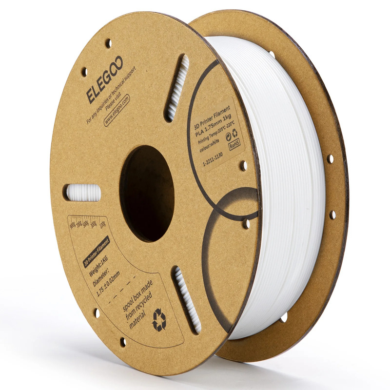 Elegoo PLA Blanc - 1.75mm - 1 kg