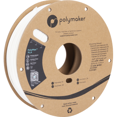 PolyMax Tough PLA Bianco - 1.75mm - 750 g