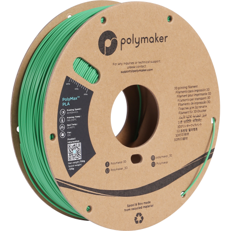 PolyMax Tough PLA Verde - 1.75mm - 750 g