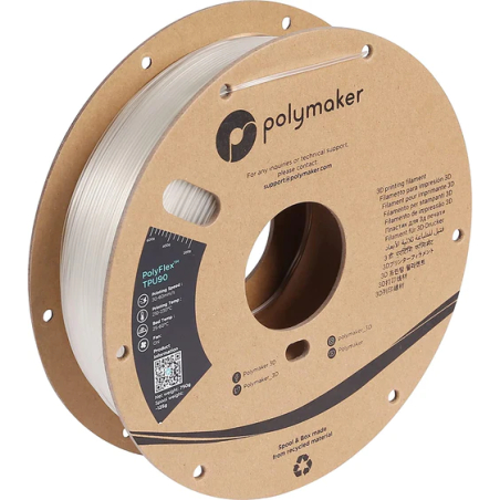 Polyflex TPU-90A Traslucido (trasparente) - 1.75mm - 750 g