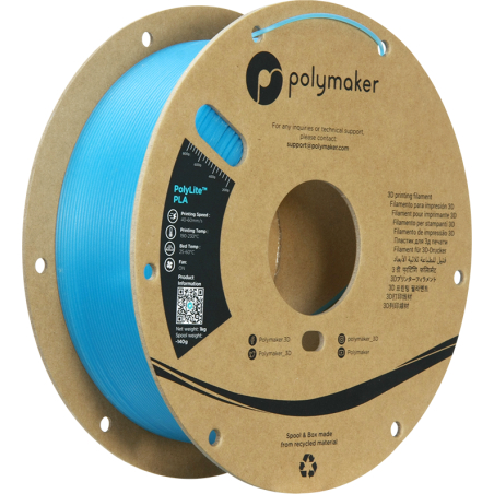 PolyLite PLA Blu luminoso - 1.75mm - 1 kg